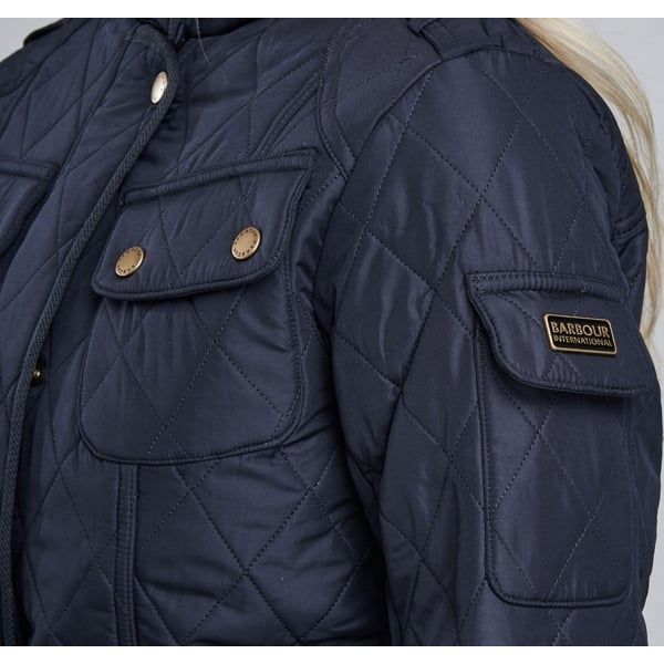 Womens Navy Love Tourer Polarquilt Jacket