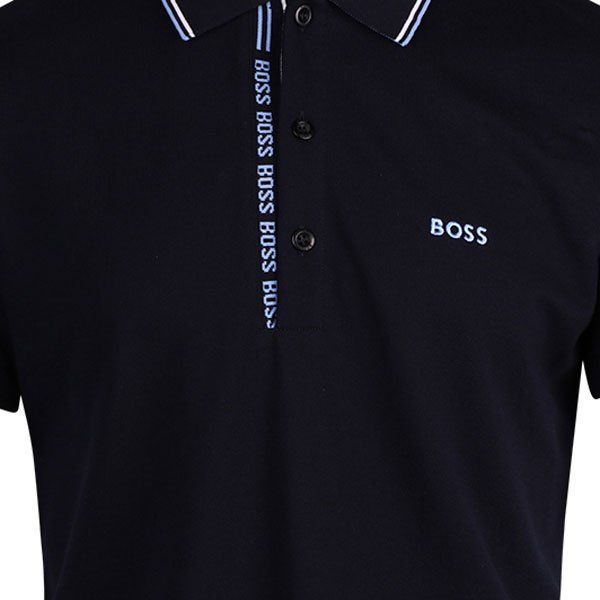 Mens Dark Blue Paule 4 S/s Polo Shirt