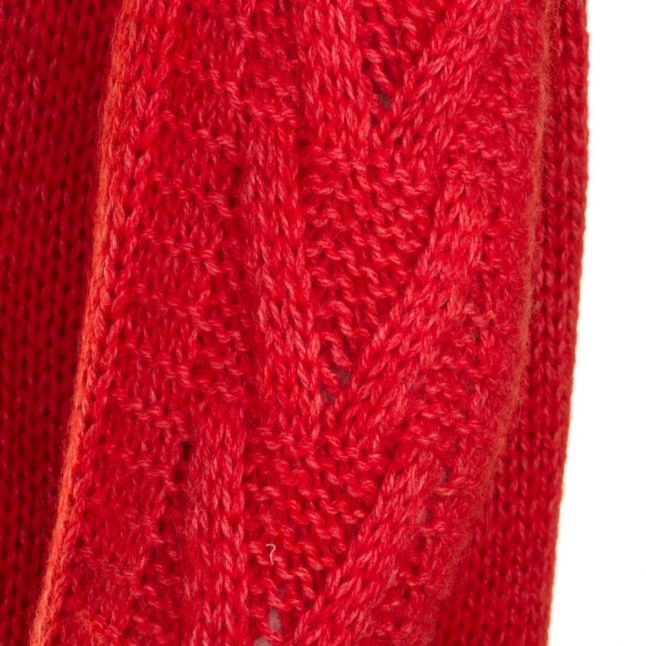 Lifestyle Womens Rich Coral Melilot Knitted Jumper