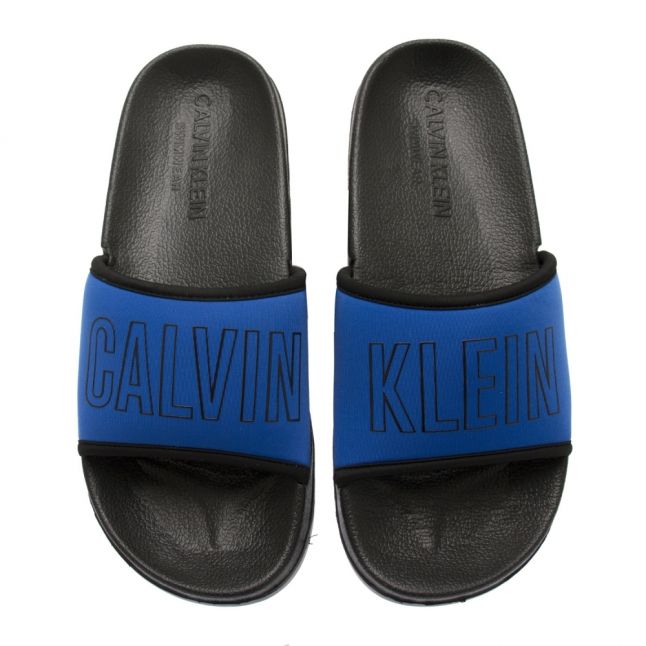 Womens Duke Blue Soft Logo Slides