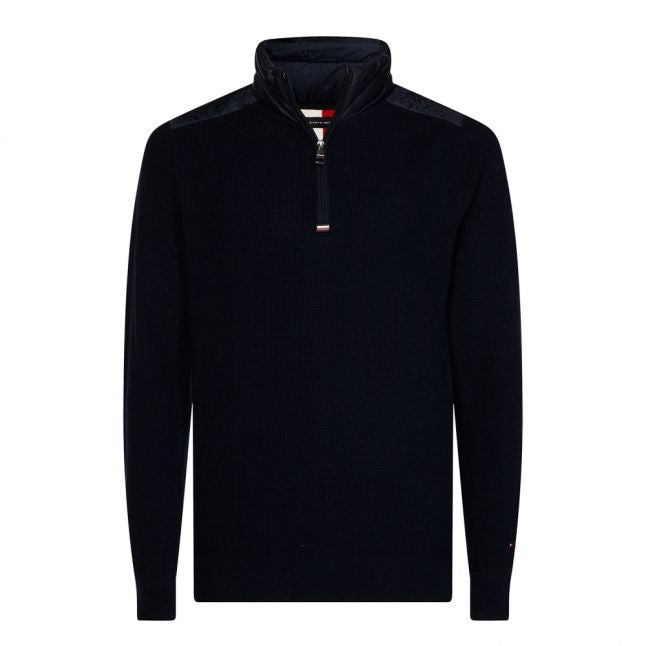 Mens Sky Captain 1/2 Zip Knitted Jumper