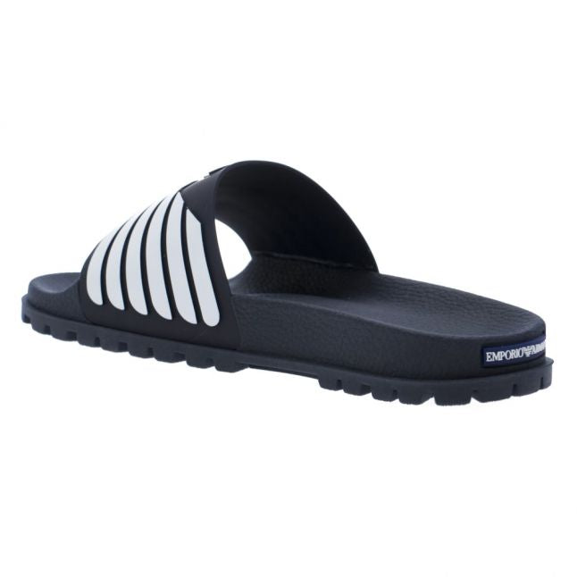 Mens Blue Logo Slides