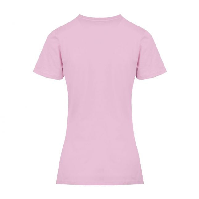 BOSS Casual Womens Pale Pink Temellow Logo S/s T Shirt