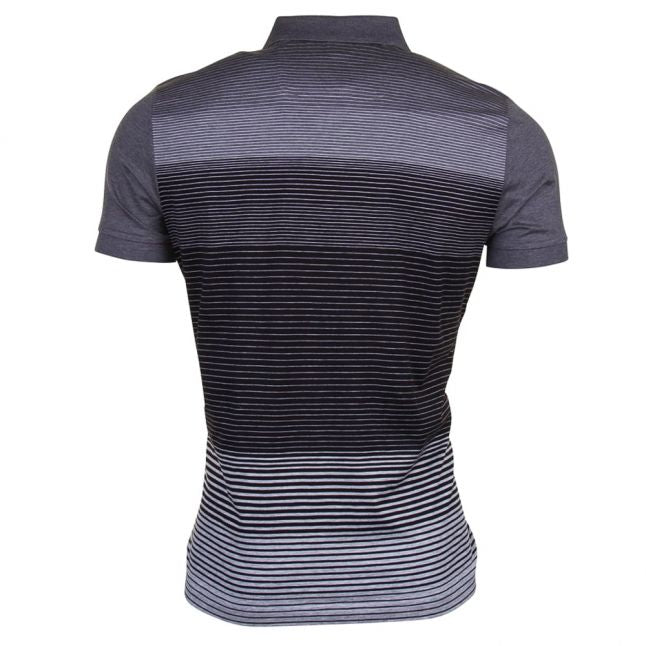 Black Paddy 3 Stripe S/s Polo Shirt