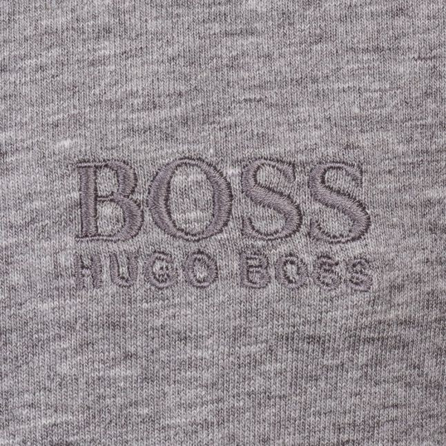 Mens Medium Grey Embroidered Logo Lounge S/s Tee Shirt