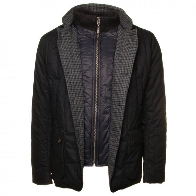 Kereed Quilted Jacket in Navy