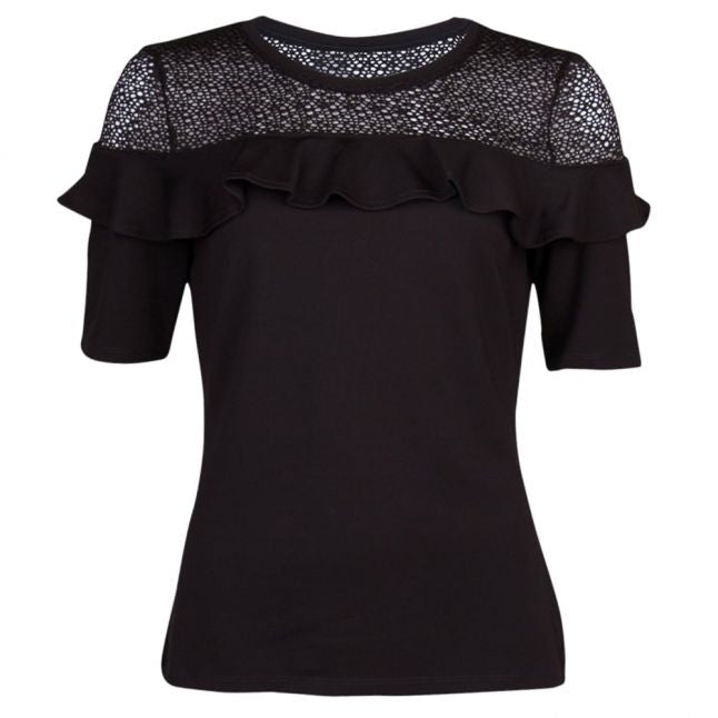 Womens Black Vimiracles 1/2 Sleeve Top