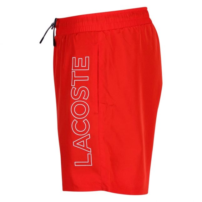 Mens Corrida Red Side Logo Swim Shorts