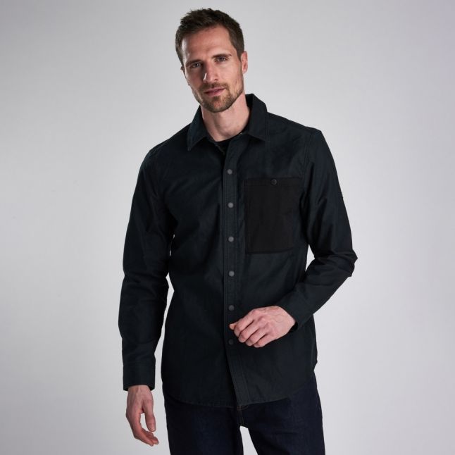 Mens Black Dual Overshirt