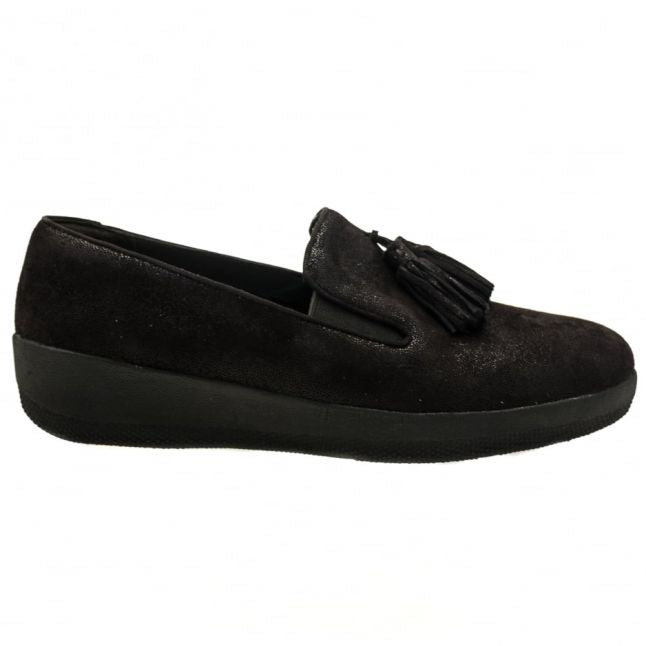 Womens Black Glimmer Tassel Superskate™