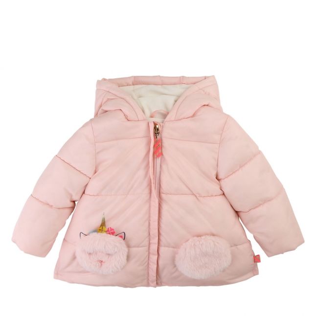 Baby Pink Unicorn Padded Coat