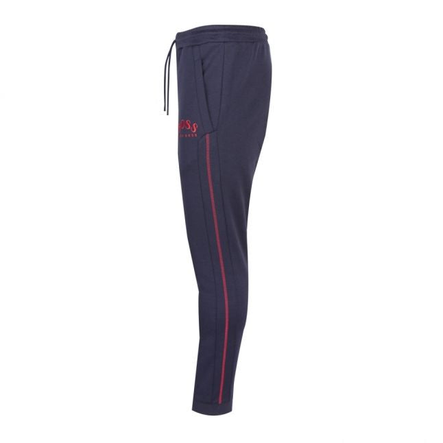 Athleisure Mens Navy/Coral Hadiko Sweat Pants