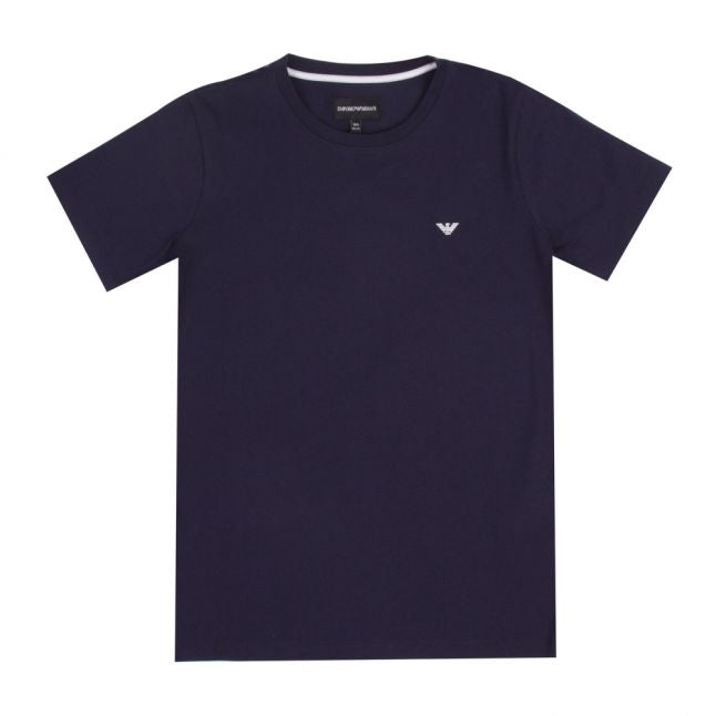 Boys Navy Basic Logo S/s T Shirt