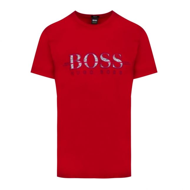 Athleisure Mens Red Tee 7 S/s T Shirt