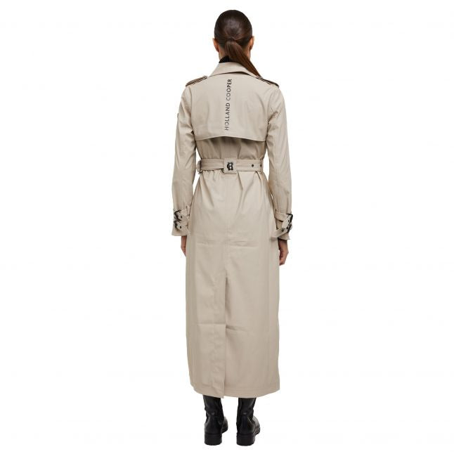 Womens	Stone Kendall Waterproof Trench Coat