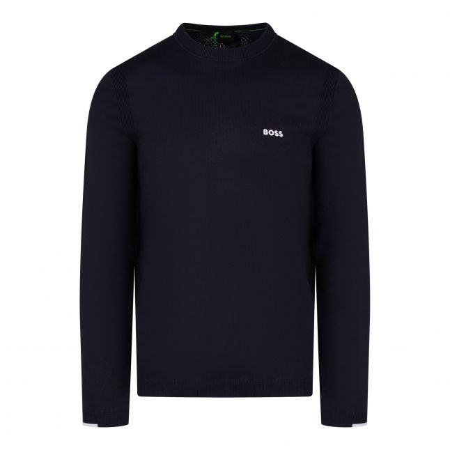 Mens Dark Blue Ever-X CN Crew Knit