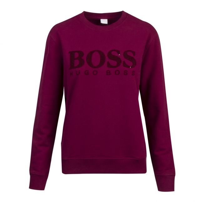 Casual Womens Raspberry Taloga Crew Sweat Top