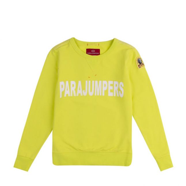 Girls Acid Green Bianca Sweat Top