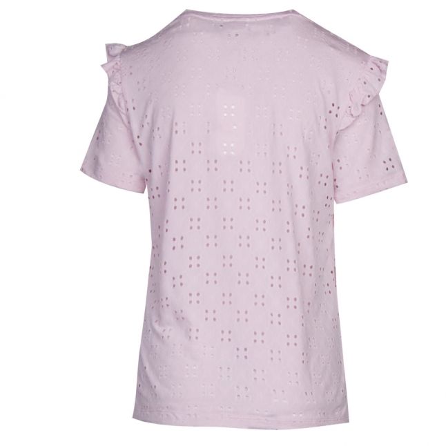 Womens Lilac Snow Vimsa Broderie Anglaise S/s T Shirt