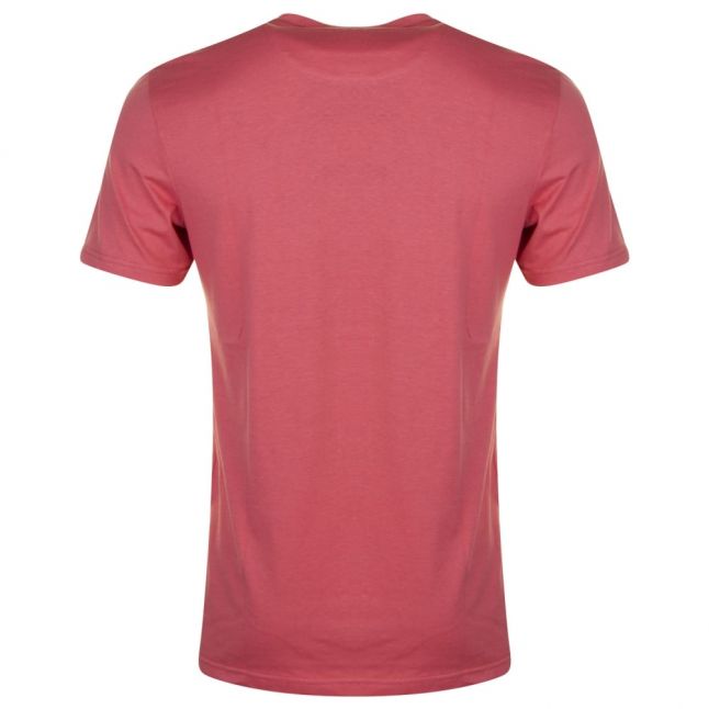 Mens Sunset Pink Crew Neck S/s T Shirt