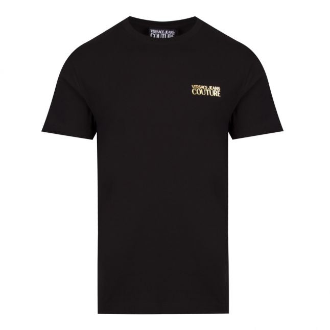 Mens Black Small Logo Slim Fit S/s T Shirt