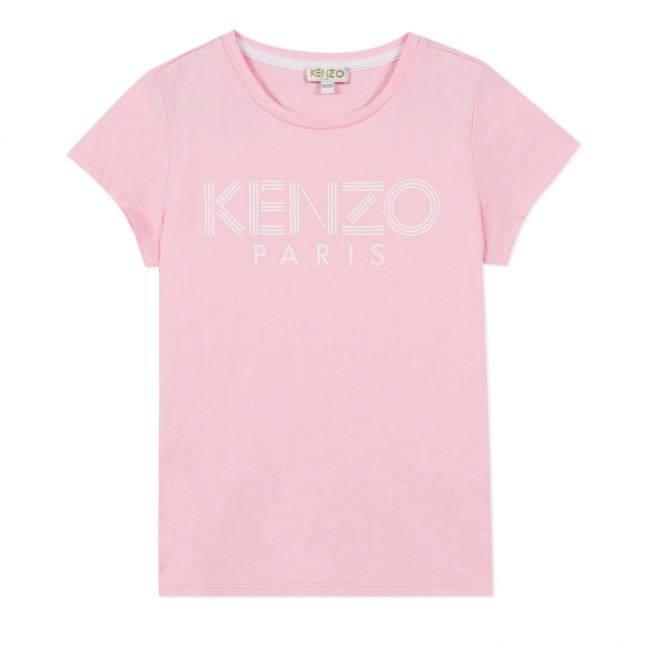 Girls Bubblegum Pink Logo S/s T Shirt