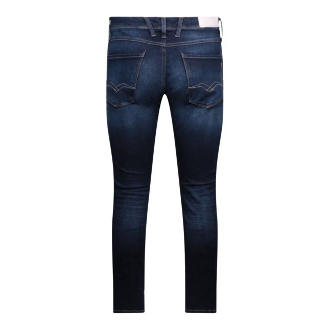 Mens Dark Blue Anbass Slim Fit Jeans