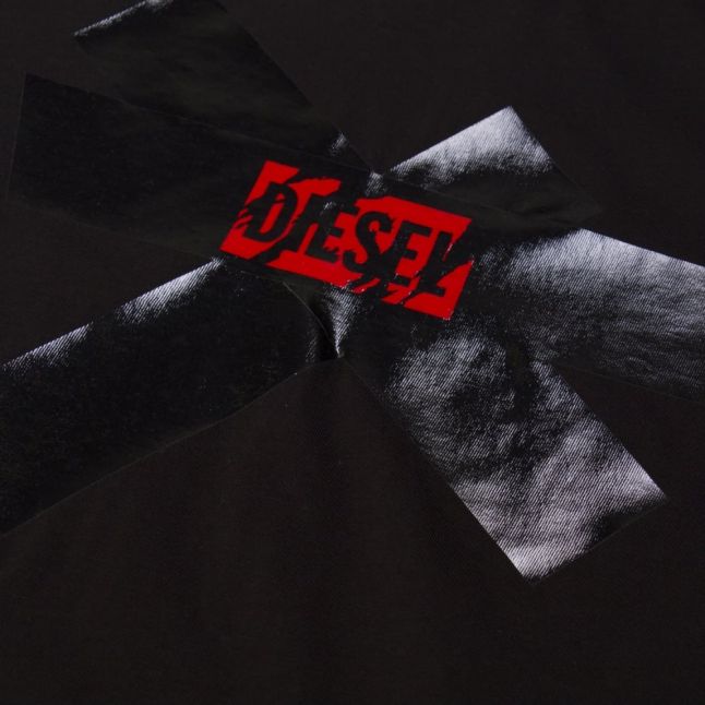 Mens Black T-Diego-SX S/s T Shirt