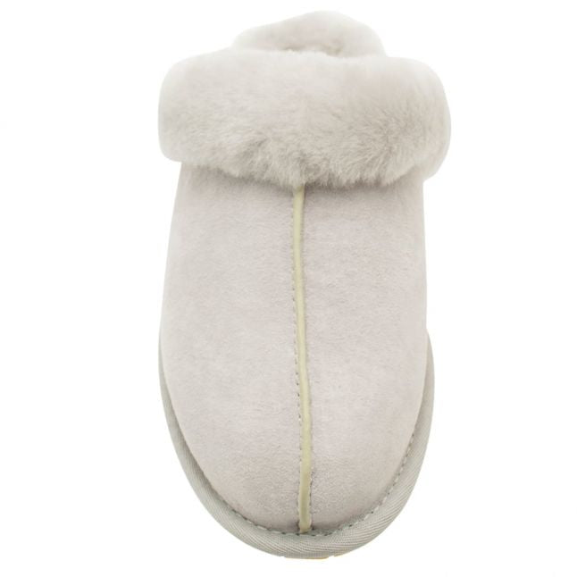 Womens Grey Violet Scuffette II Slippers