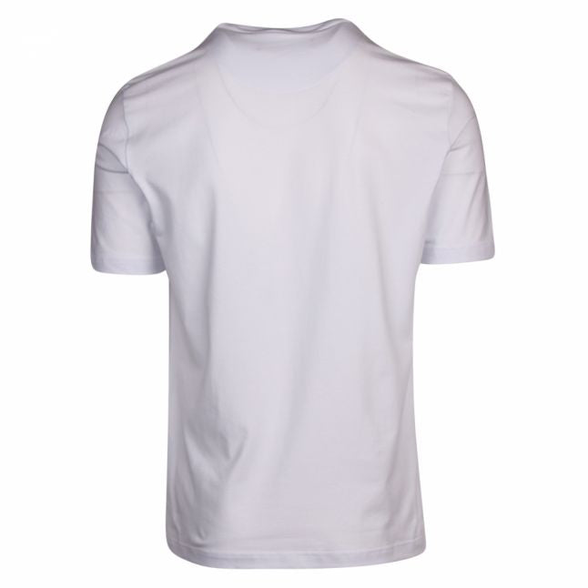 Mens Optical White Reflective Logo Regular Fit S/s T Shirt