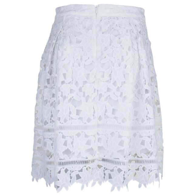 Womens Cloud Dancer Viclarna Lace Skirt