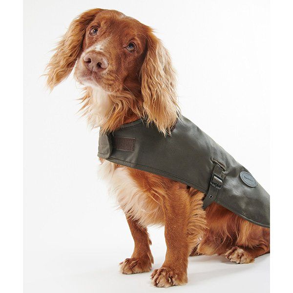 Barbour Olive Wax Dog Coat