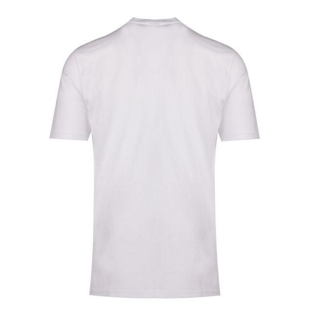 Casual Mens White Tauch 1 Branded S/s T Shirt