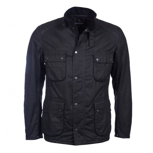 Mens Black Weir Waxed Jacket