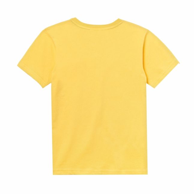 Boys Yellow Classic Branded S/s T Shirt