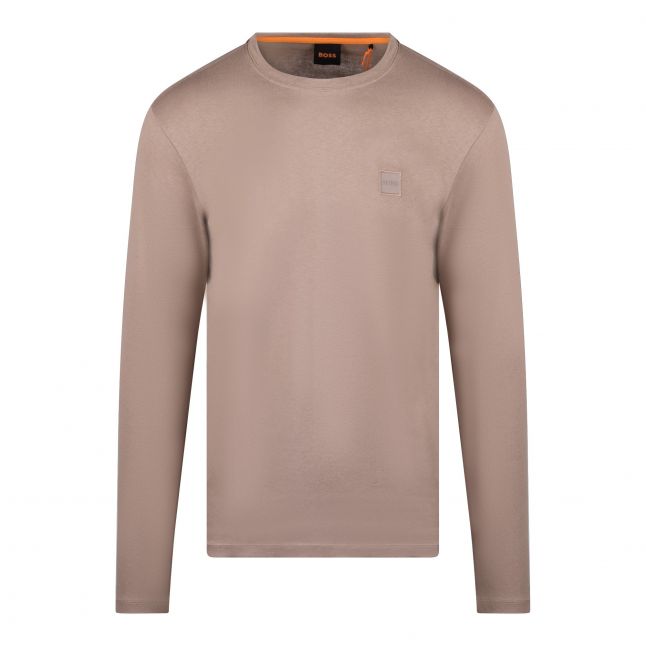 Mens Beige Tacks L/s T Shirt