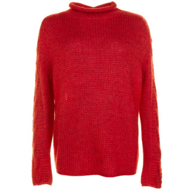 Lifestyle Womens Rich Coral Melilot Knitted Jumper