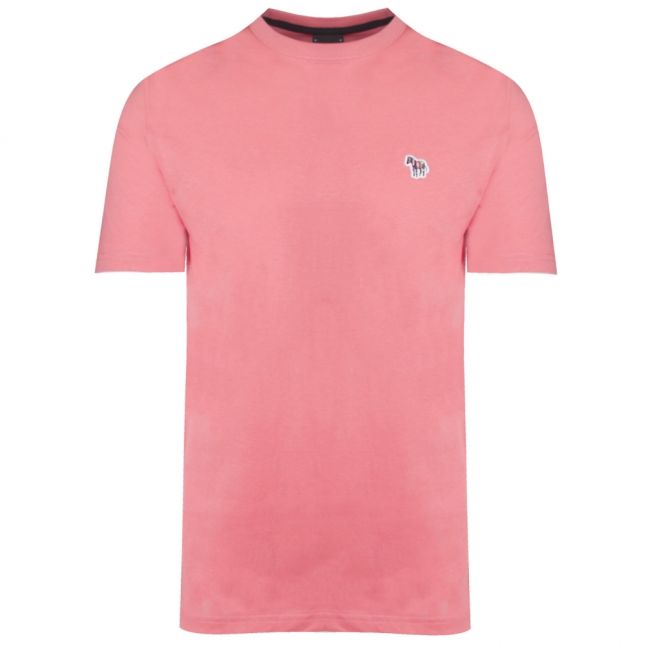 Mens Raspberry Classic Zebra Regular Fit S/s T Shirt