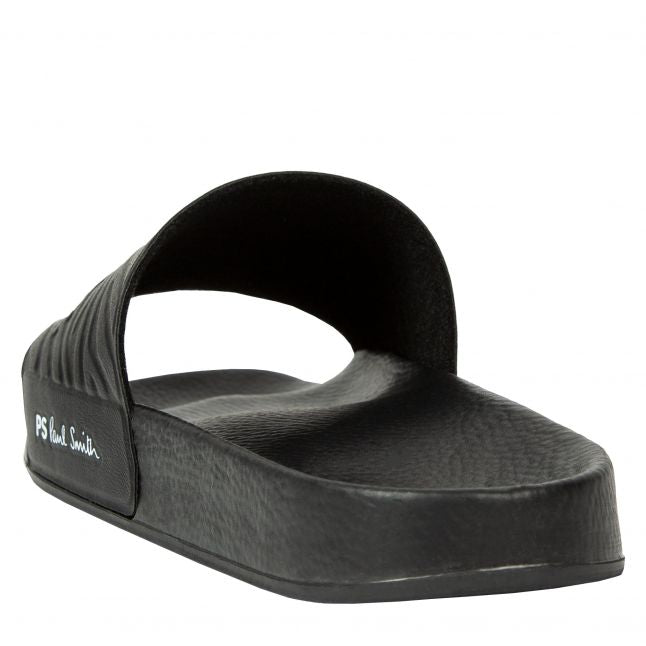 Mens Black Nyro Zebra Slides