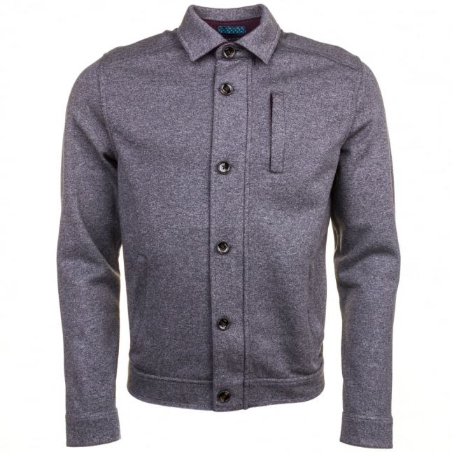 Mens Grey Marl Andino Collared Jacket