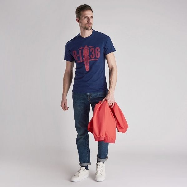 Mens Blue Approach S/s T Shirt