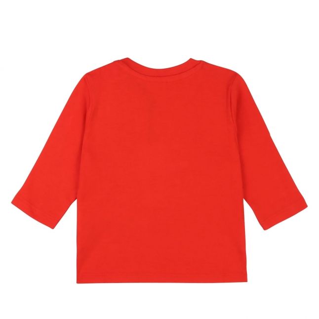 Toddler Red Layered Logo L/s T Shirt