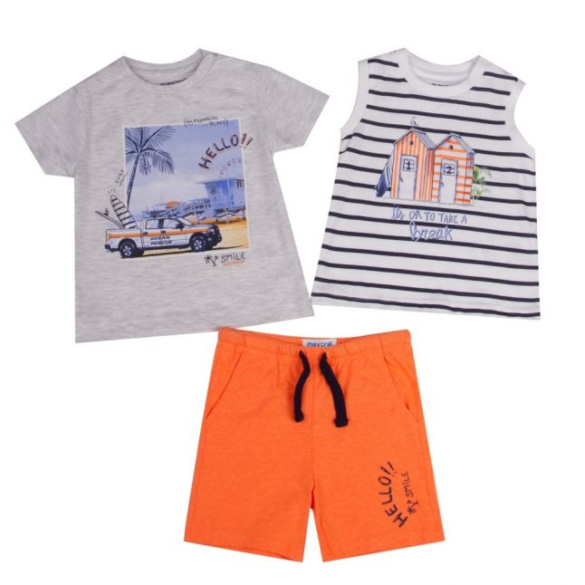 Infant Orange 3 Piece Set