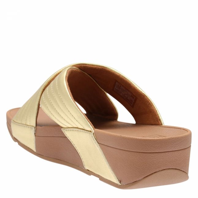 Womens Artisan Gold Lulu Padded Slide Sandals