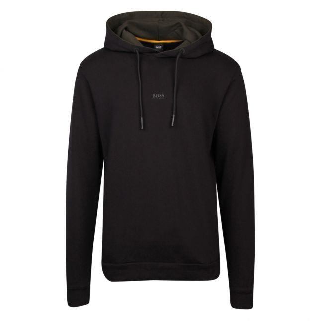 Casual Mens Black Wmac Hooded Sweat Top