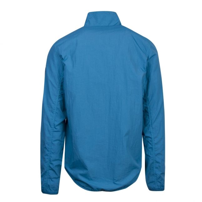 Mens Aqua Garment Dyed Overshirt