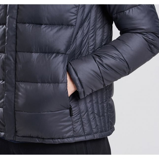 Mens Black Cusp Baffle Quilted Jacket