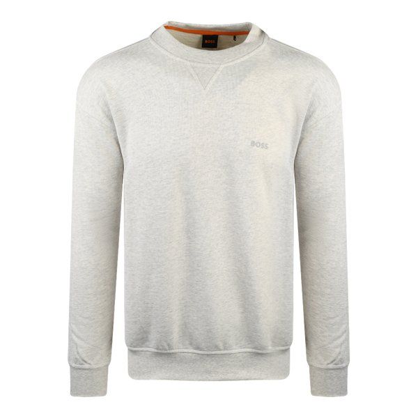 Mens Pale Grey Weglitchstitch Sweatshirt