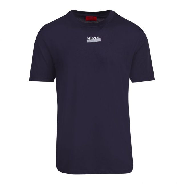 Mens Dark Blue Durned S/s T Shirt