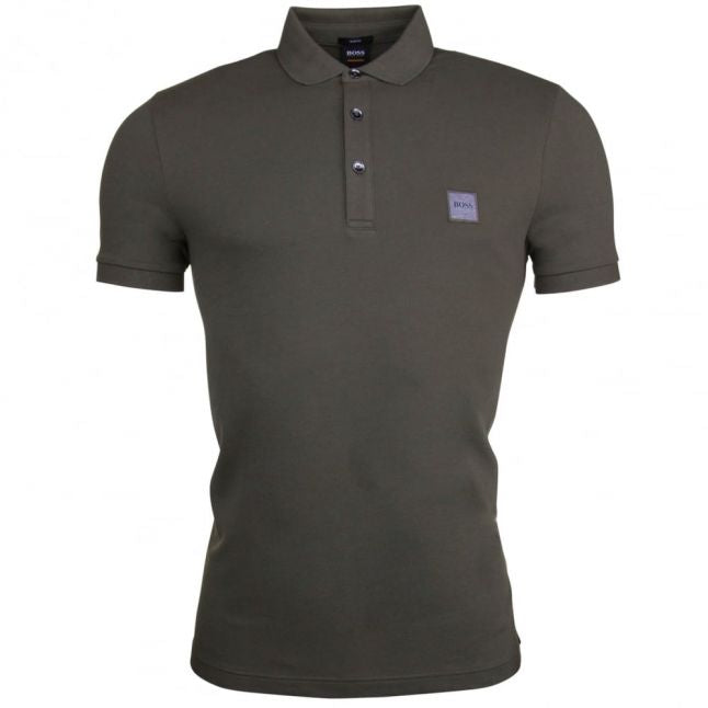 Casual Mens Dark Green Passenger S/s Polo